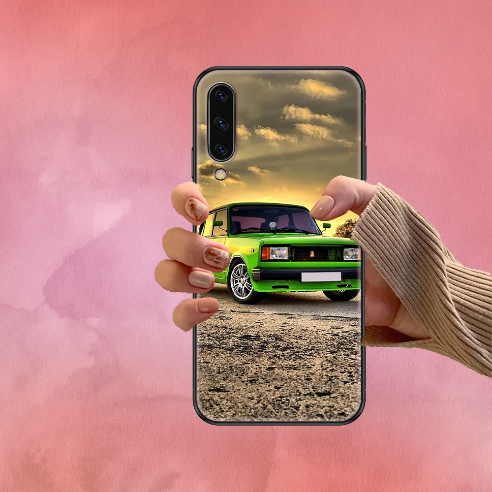 

sport car lada Phone case For Samsung Galaxy A 3 5 7 8 10 20 21 30 40 50 51 70 71 E S 2016 2018 4G black 3D waterproof art