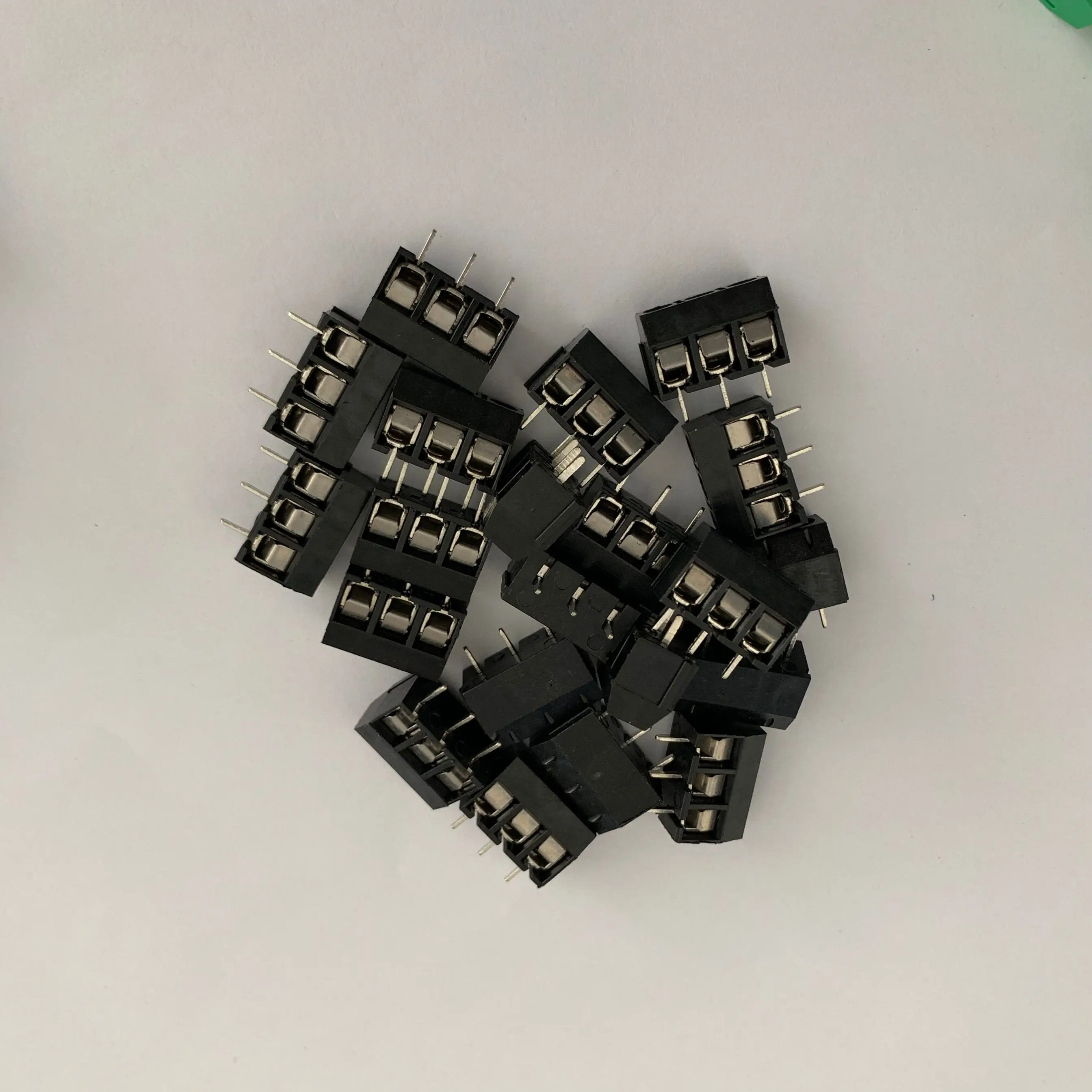 10 шт./партия kf301 3p с соединением внакрой винт PCB интервал 5 0 разъема терминала