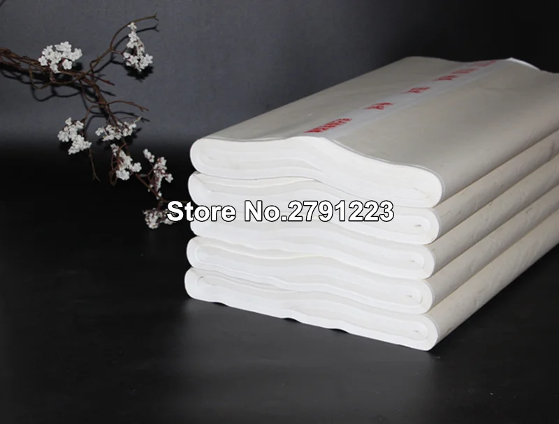 100 шт. китайская полуоригинальная рисовая бумага Xuan для китайской живописи