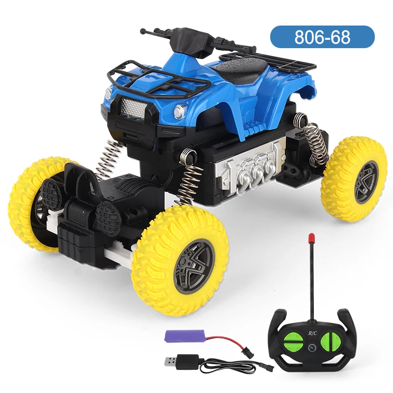 Mini RC Stunt Car High Speed 20km/h Off Road Racing Vehicle 4CH 2WD Radio Remote Control Truck Climbing Childrens Toys Gift enlarge