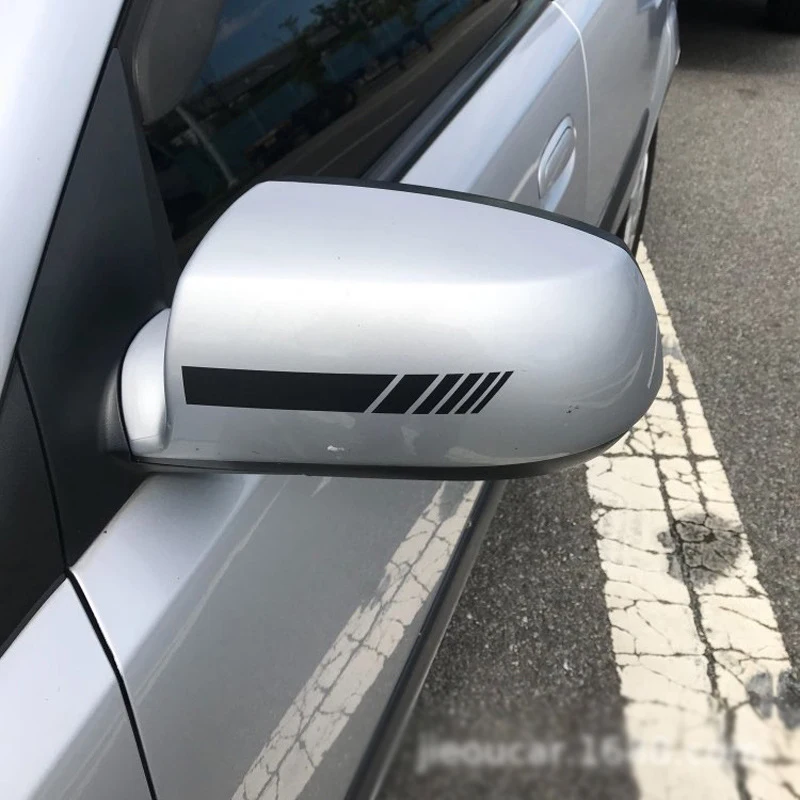 2 шт. зеркало заднего вида наклейки на авто Стайлинг для peugeot 206 207 208 301 307 308 407 2008 3008