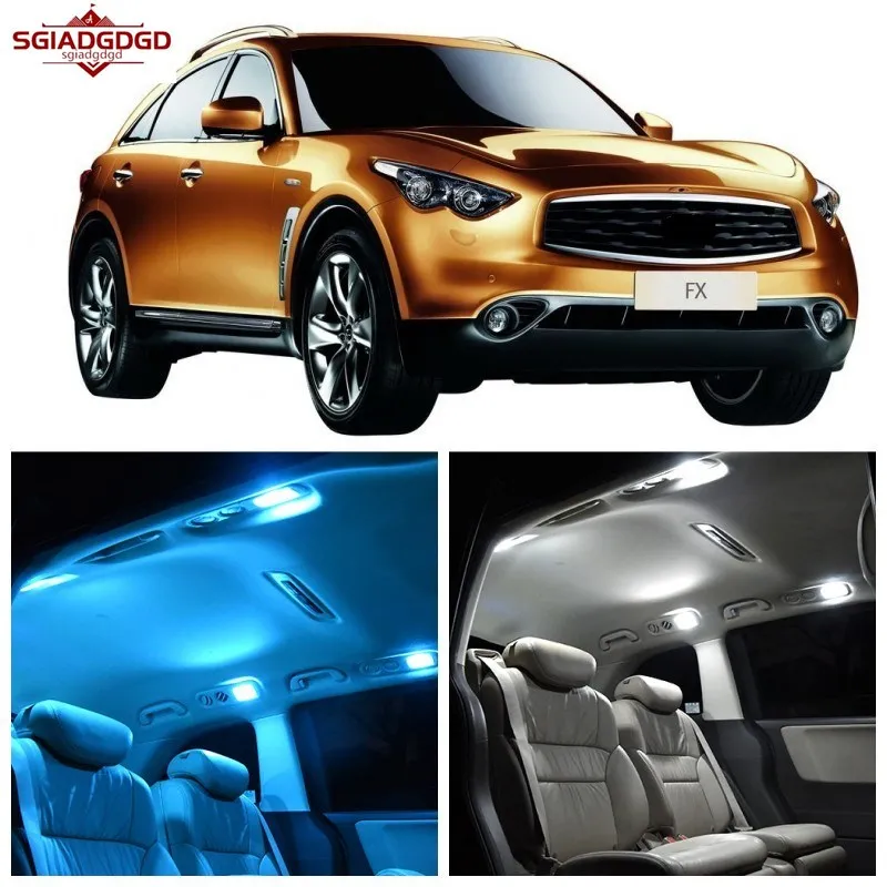 

Car reading light LED FOR Infiniti FX45 FX35 Fx50 Fx37 interior lighting LED car roof light modification
