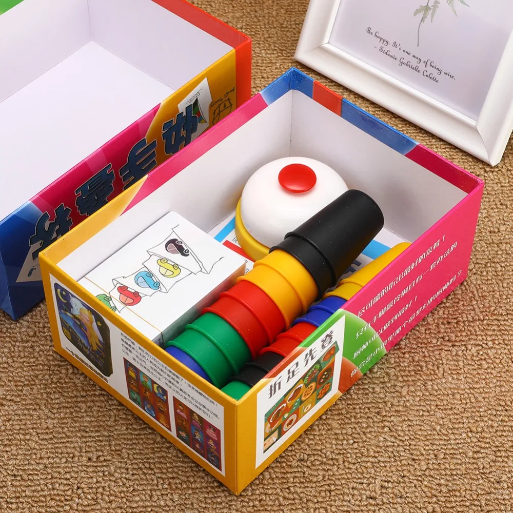 Смешные Классические карточные игры скоростные чашки и карты игра семейные