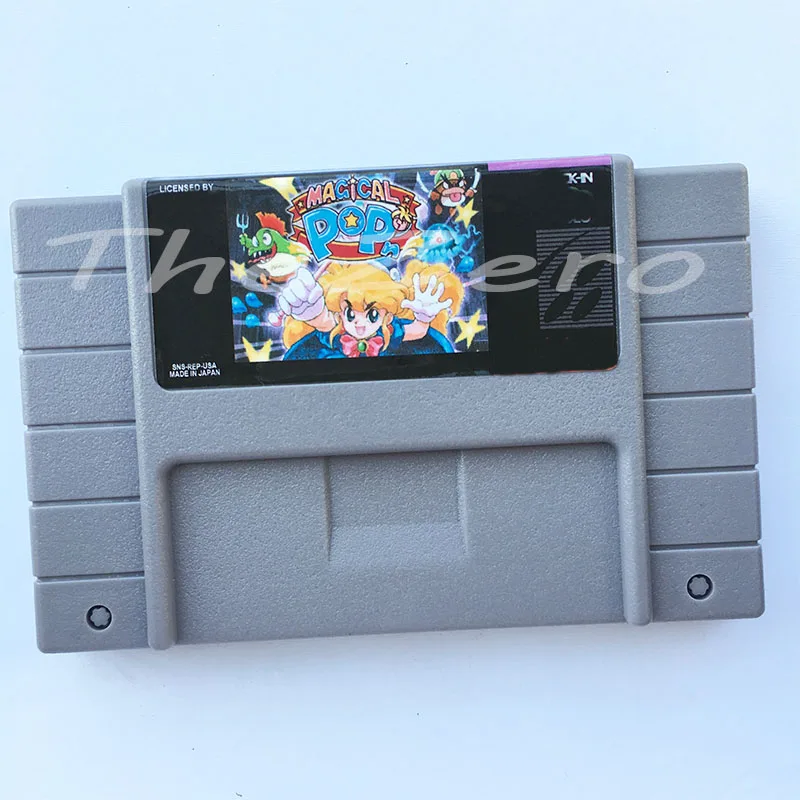 Magical POP Video Game USA Version for 16 bit Super Card Cartridge 46pin NTSC Player | Электроника