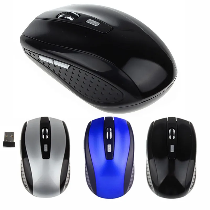 Игровая портативная мышь 2 4G беспроводная оптическая мыши для компьютера ПК