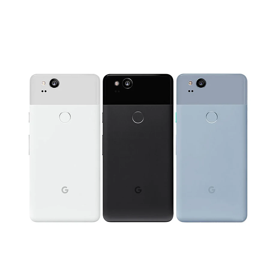 Google Pixel 2 оригинал 100% 5 0 дюймов четыре ядра 4 Гб ОЗУ 64 ГБ/128 ГБ Snapdragon 835 одна SIM 12 МП
