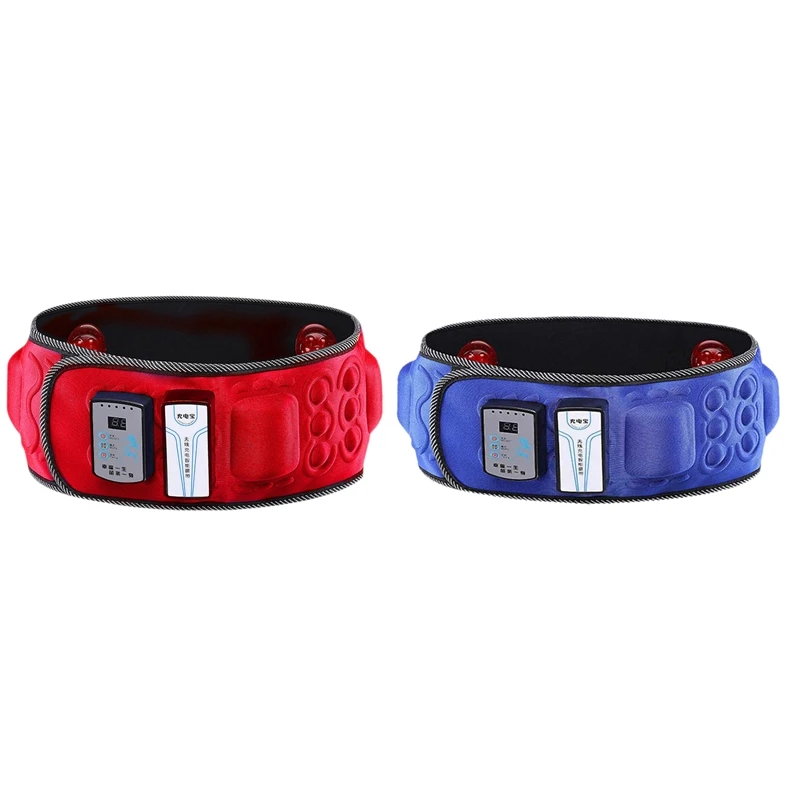

Intelligent USB Rechargeable EMS Fitness Trainer Belt Electrical Muscle Stimulator Vibrating Slimming Belt