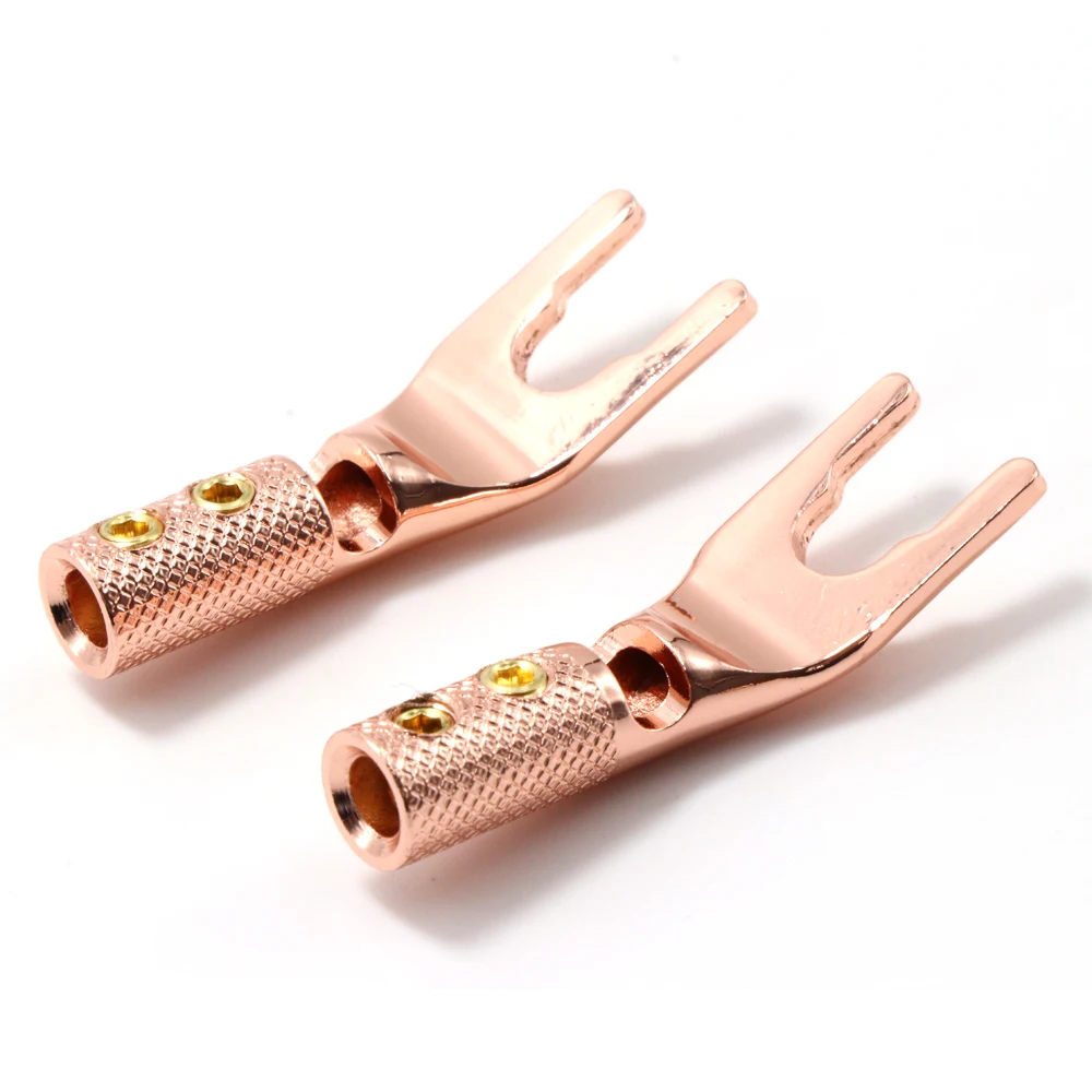 8 шт. разъемы для акустического кабеля из чистой меди |