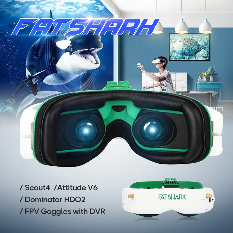 FatShark Scout 1136x640 отношение V6 Доминатор HDO 2 1280x960 OLED Настоящий дисплей FPV очки для Racing RC