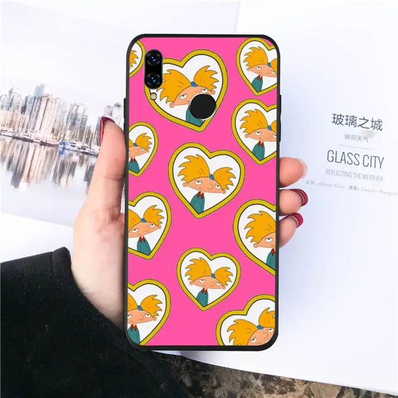 

Hey Arnold American cartoon Phone Case For Huawei honor Mate P 10 20 30 40 Pro 10i 9 10 20 8 x Lite funda coque