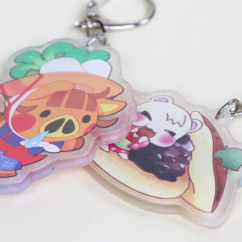 6 см брелок для ключей в виде животных фигурка популярная игра игрушки цвета K.