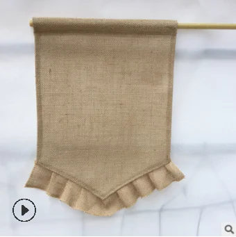 DIY Указатели направления флаги наружная помолвка домашний сад руководство флаги Свадебная вечеринка подвесные принадлежности креативные мешковины для печати