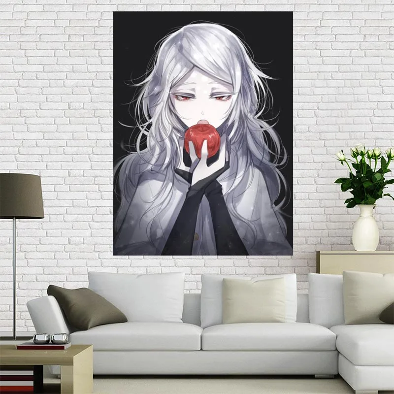 

New arrival Custom Bungo Stray Dogs Poster Home Decor Cloth Fabric Wall Art Poster for Living Room
