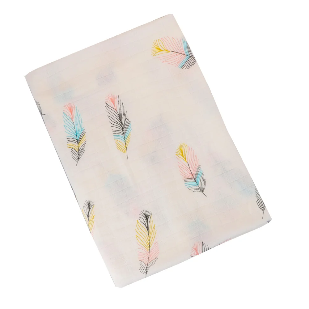 Муслиновые хлопковые детские одеяла многофункциональные мягкие пеленки для