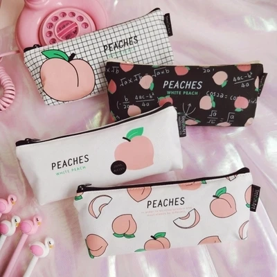 1 шт. kawaii Простой Прозрачный Футляр чехол с милыми розовыми узор офисные студенческие Карандаш Чехол s школьные принадлежности ручка коробка Astuccio Scuola