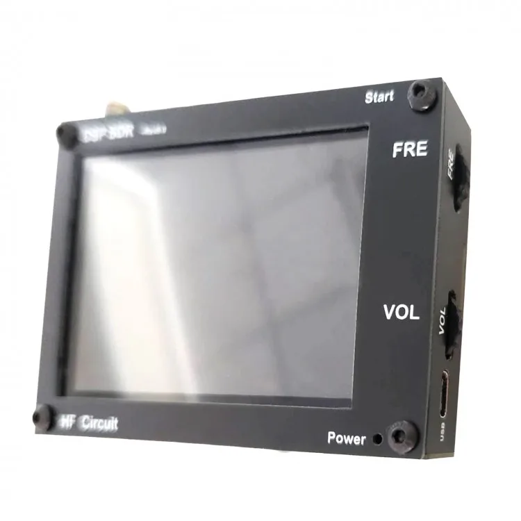 

3.5" 50KHz-200MHz Malachite SDR Receiver Malahit SDR Shortwave Radio Receiver 2 Speaker w/ PCB Shell