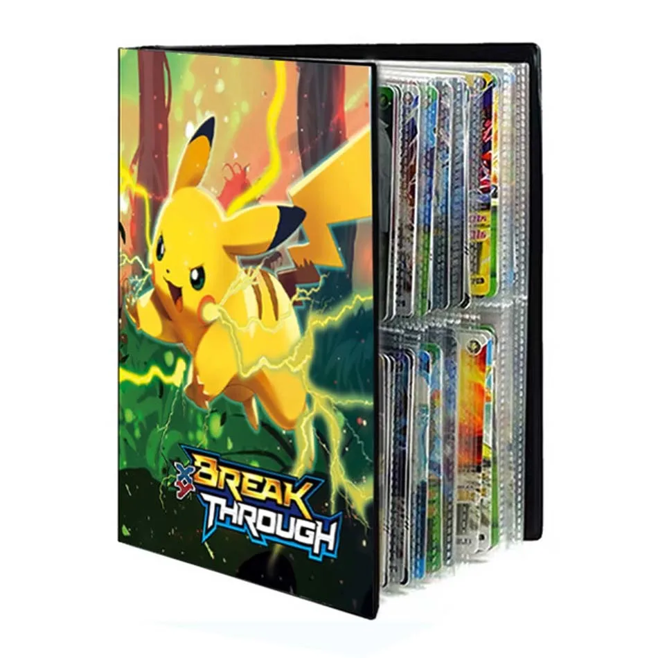 240 шт. альбом для тренировок карт с покемоном|Коллекционные игральные карты| |