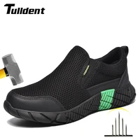 steel toe safety shoes for men women slip resistant safety work sneakers lightweight indestructible composite toe work shoes man