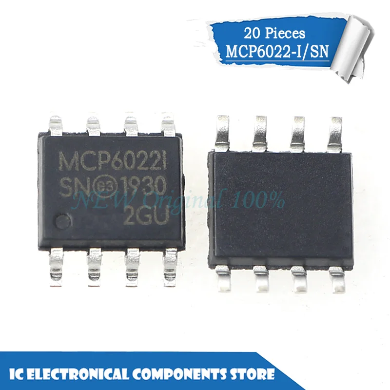 

New original MCP6022-I/SN MCP6022I SOP-8 IC 20PCS/LOT