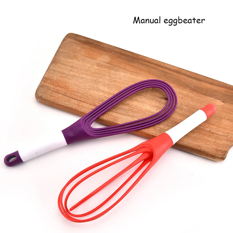 Роторный Ручной Миксер для яиц мини пластиковый кухонный миксер инструмент