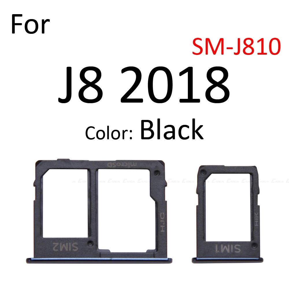 Лоток для Sim-карты гнездо кардридер адаптер Samsung Galaxy J8 J6 J7 J5 2018 2017 держатель карт