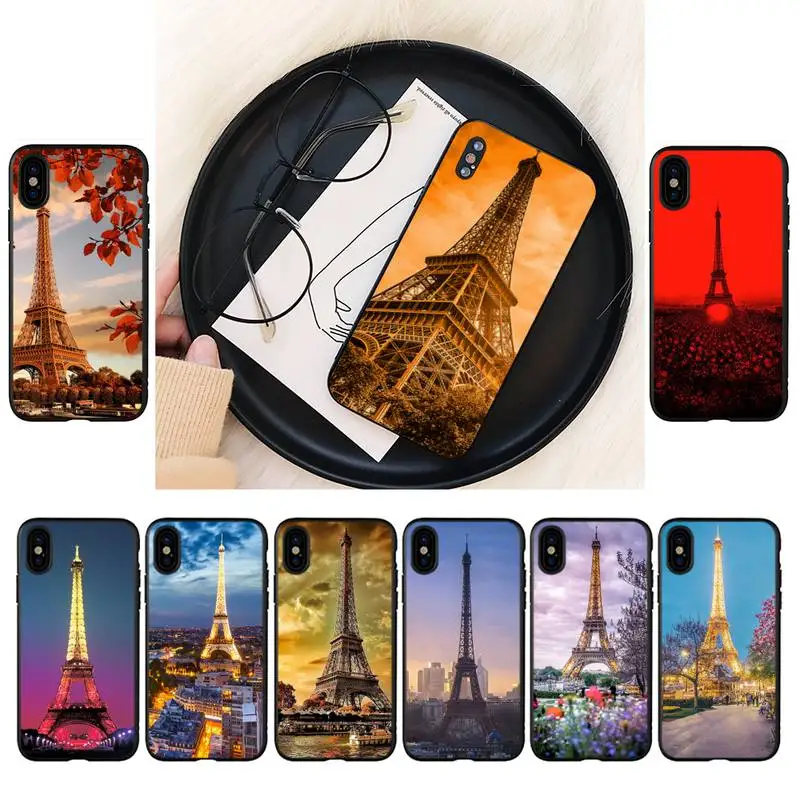 

Eiffel Tower Phone Case For iPhone 8 7 6 6S Plus 5 5S SE 2020 12pro max XR X XS MAX 11 case