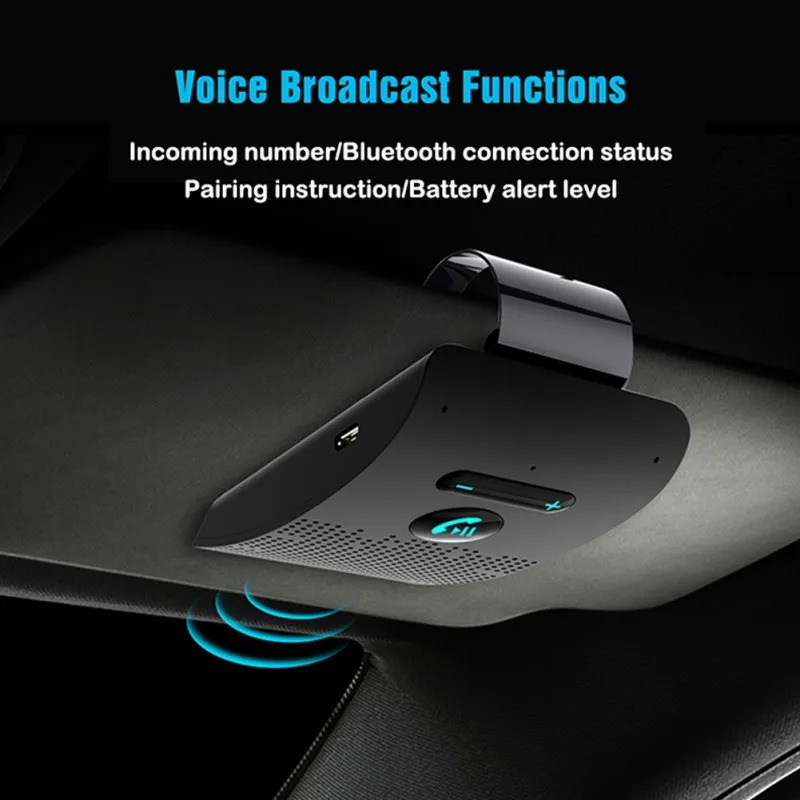 Гарнитура Bluetooth беспроводной автомобильный комплект динамик телефон зонтик клип