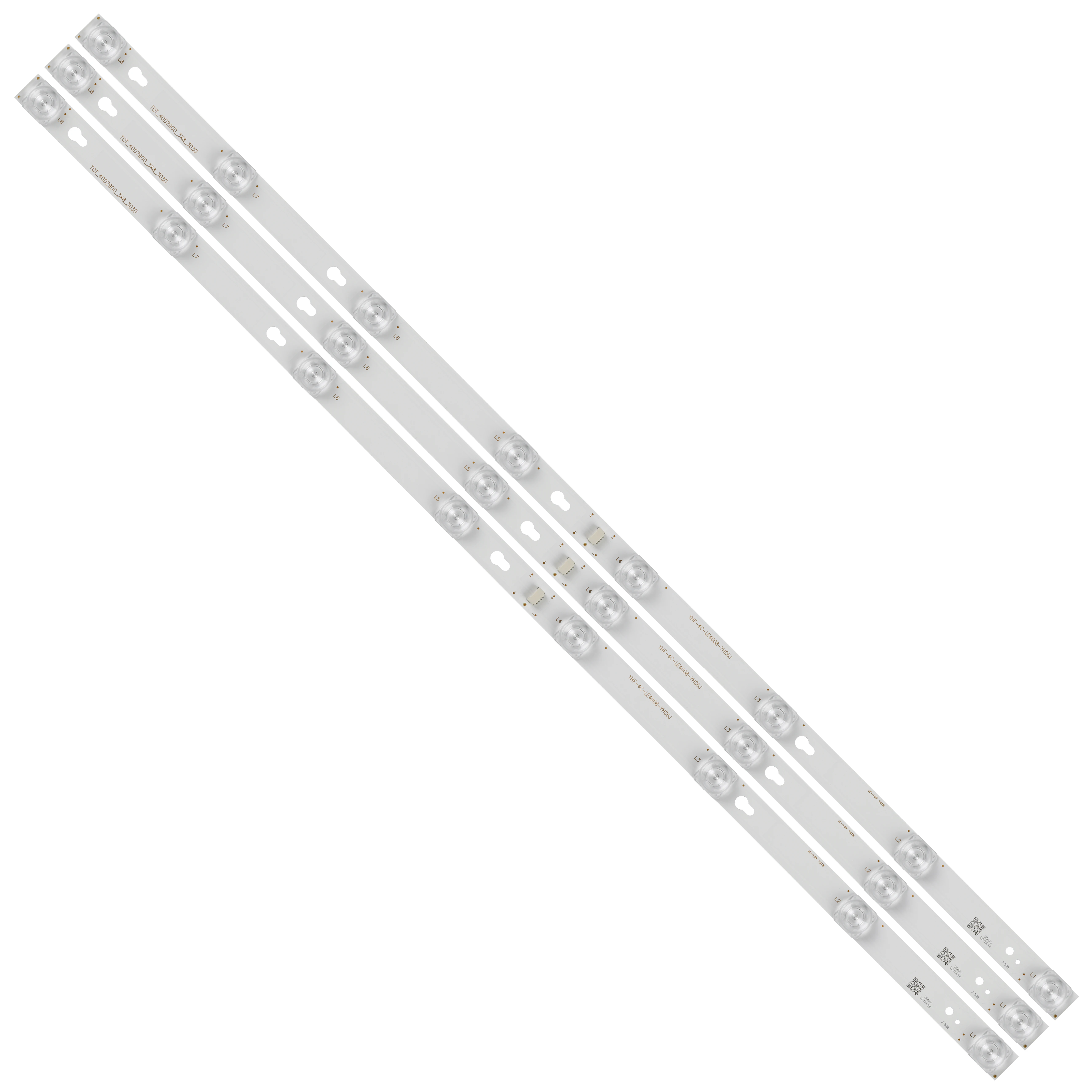 3 шт./компл. 8LED Светодиодная лента подсветки для Toshiba L40F3301B 40A730U 40l2600 TCL F40S5916 4