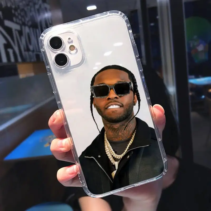 

pop smoke Phone Case Transparent for Clear iPhone 11 12 mini pro 8 7 6 6S XS MAX Plus X 5S SE 2020 XR