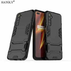 For Armor Case OPPO Realme 6 Cases Realme 6 Pro Shockproof Robot
Silicone Rubber Hard Back Phone Cover For OPPO Realme 6 Bumper
