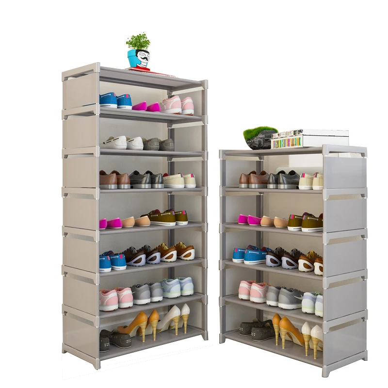 Бытовая полка для обуви с пылесборником простая Многоуровневая в сборе хранения