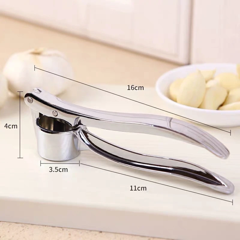 

YDEAPI Stainless Steel Garlic Press Crusher Kitchen Cooking Vegetables Ginger Squeezer Masher Handheld Ginger Mincer Tools