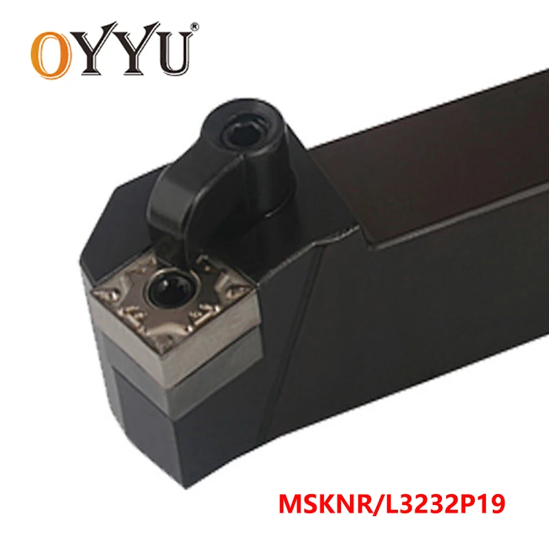 

OYYU Factory Outlet MSKNR3232P19 MSKNL3232P19 External Lathe Cutter Holder MSKNR MSKNL 3232 Tunrning Toolholder CNC use SNMG19