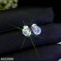 kjjeaxcmy fine jewelry 925 sterling silver inlaid mosang diamond female earrings trendy girl ear stud support test