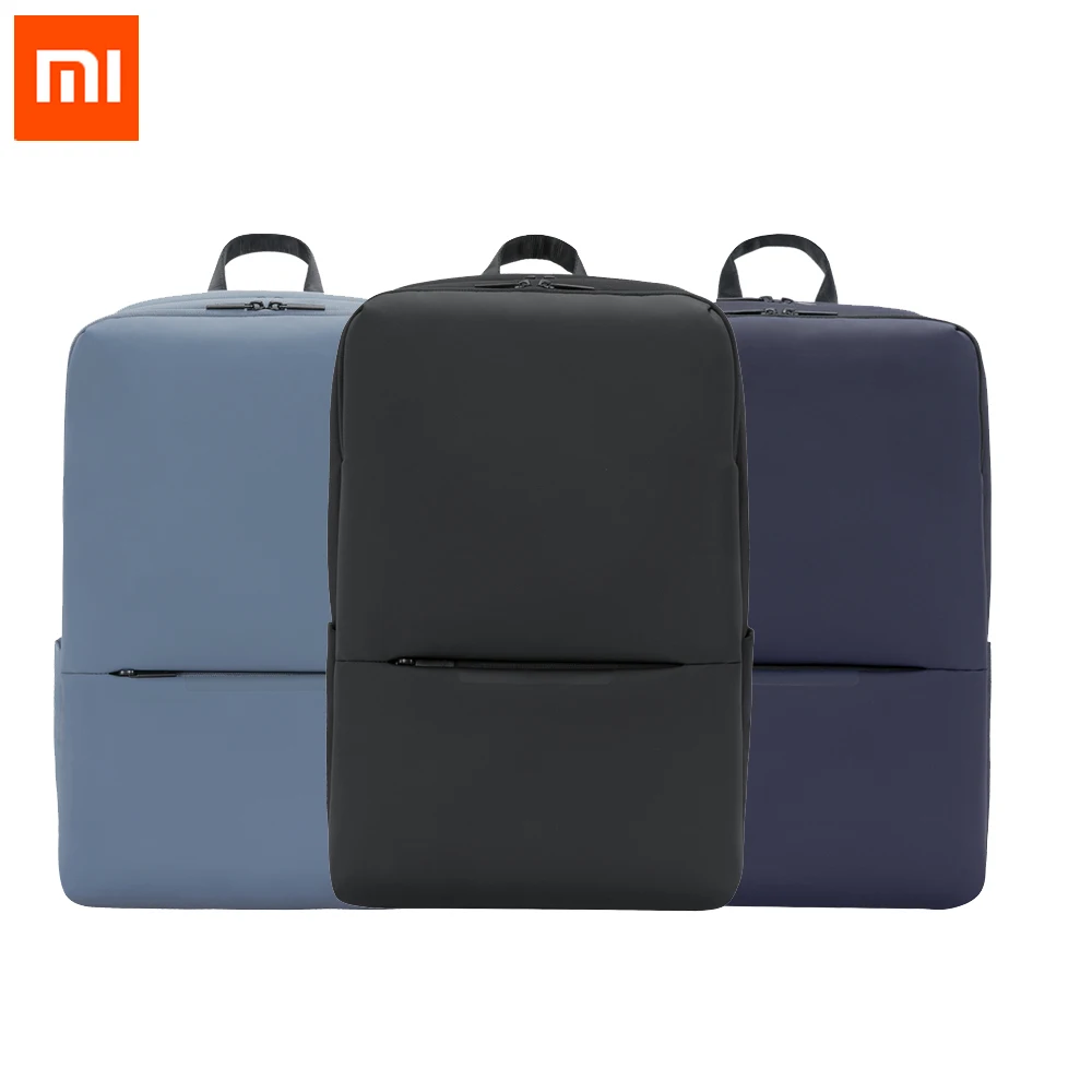 

Xiaomi Travel Business Backpack 2 with 3 Pockets Large Zippered Compartments Backpack Polyester 1260D Bags for 15-inch Laptop