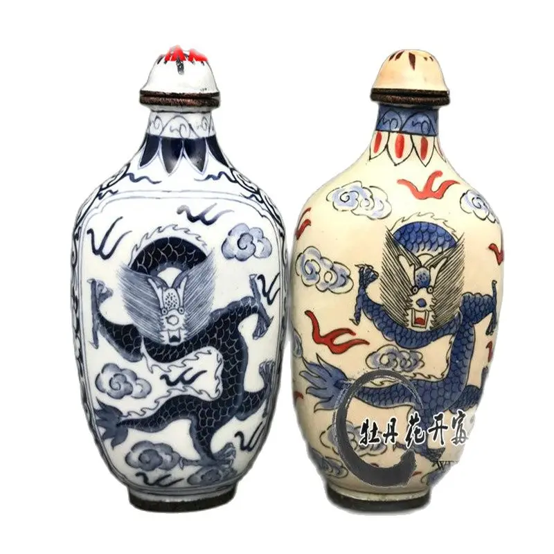 Античная фарфоровая табак бутылка бутик подарок из высококачественной меди шины