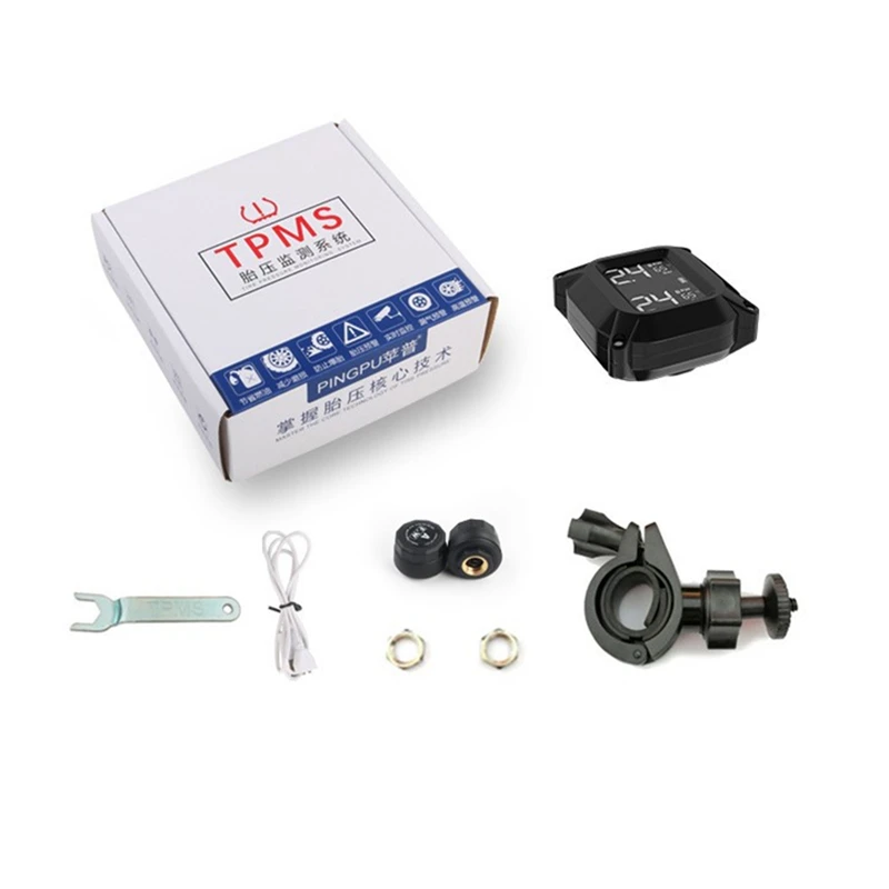 

Motorcycle tire pressure monitor locomotive tire pressure detector external wireless Motorcycle Accessories tire Repair tools