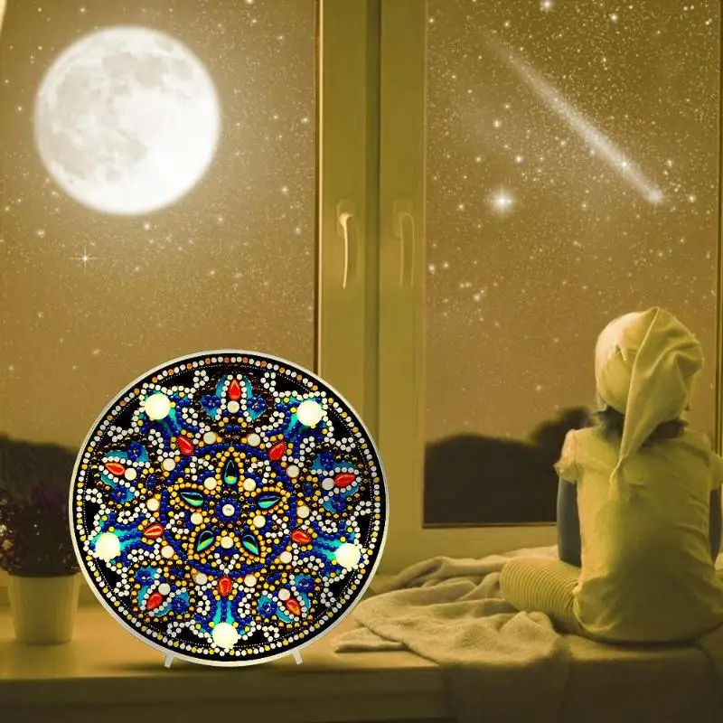 Сделай Сам светодиодная полная дрель специальная форма бриллиант лампа