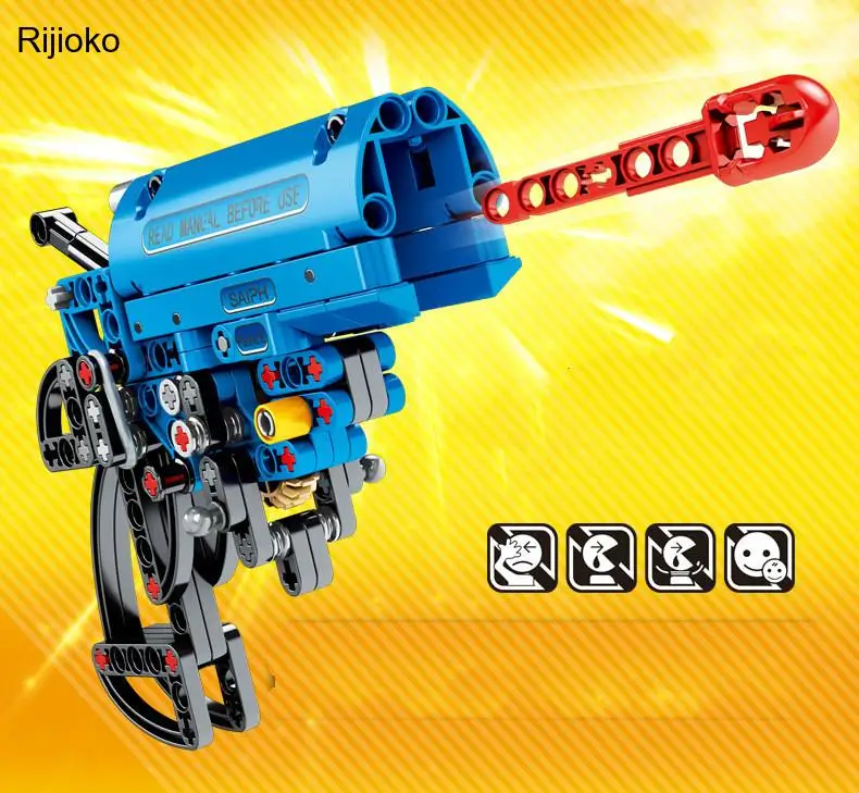 

Building Blocks Eat Chicken Signal Toy Gun Small Particles Puzzle Assembly Toy S Brand 70133 Toy Gift Construction Toys