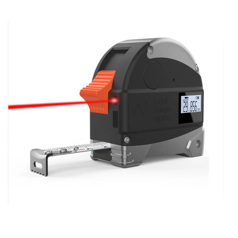 2 в 1 инфракрасный дальномер 30 м лазерный ЖК цифровая лента измеряемая