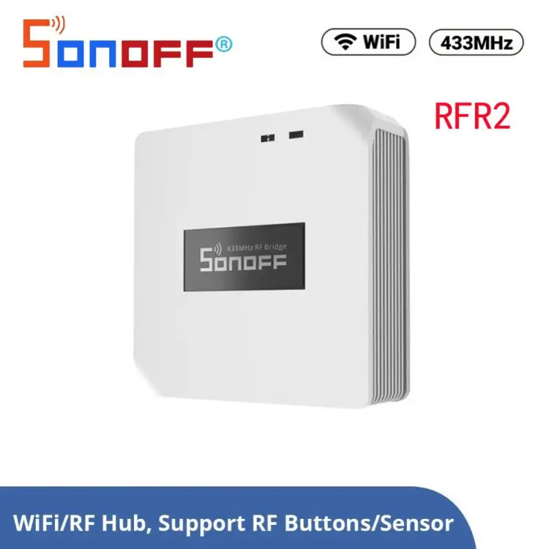 

Sonoff RF R2 Bridge Hub 433MHz Controller Gateway Automation Universal Switch Intelligent Replacement WiFi Remote For Smart Home