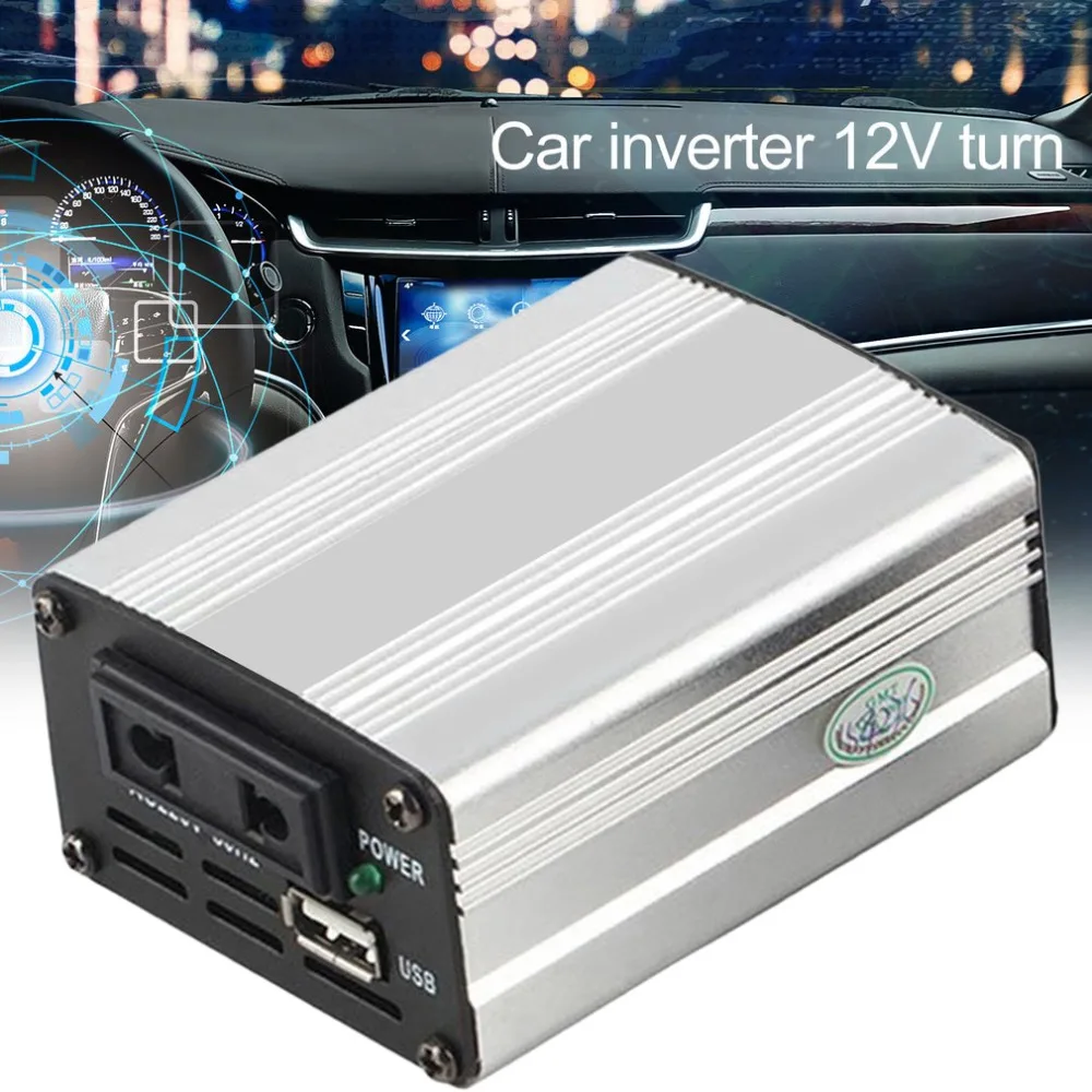 

New Portable Car Vehicle 12V DC to AC Power Inverter Practical Converter Mini Transformer Car Charger 300W XYA100 For Truck