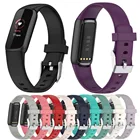 Ремешок на запястье, для часов Fitbit Luxe, для мужчин и женщин, мягкая силиконовая лента