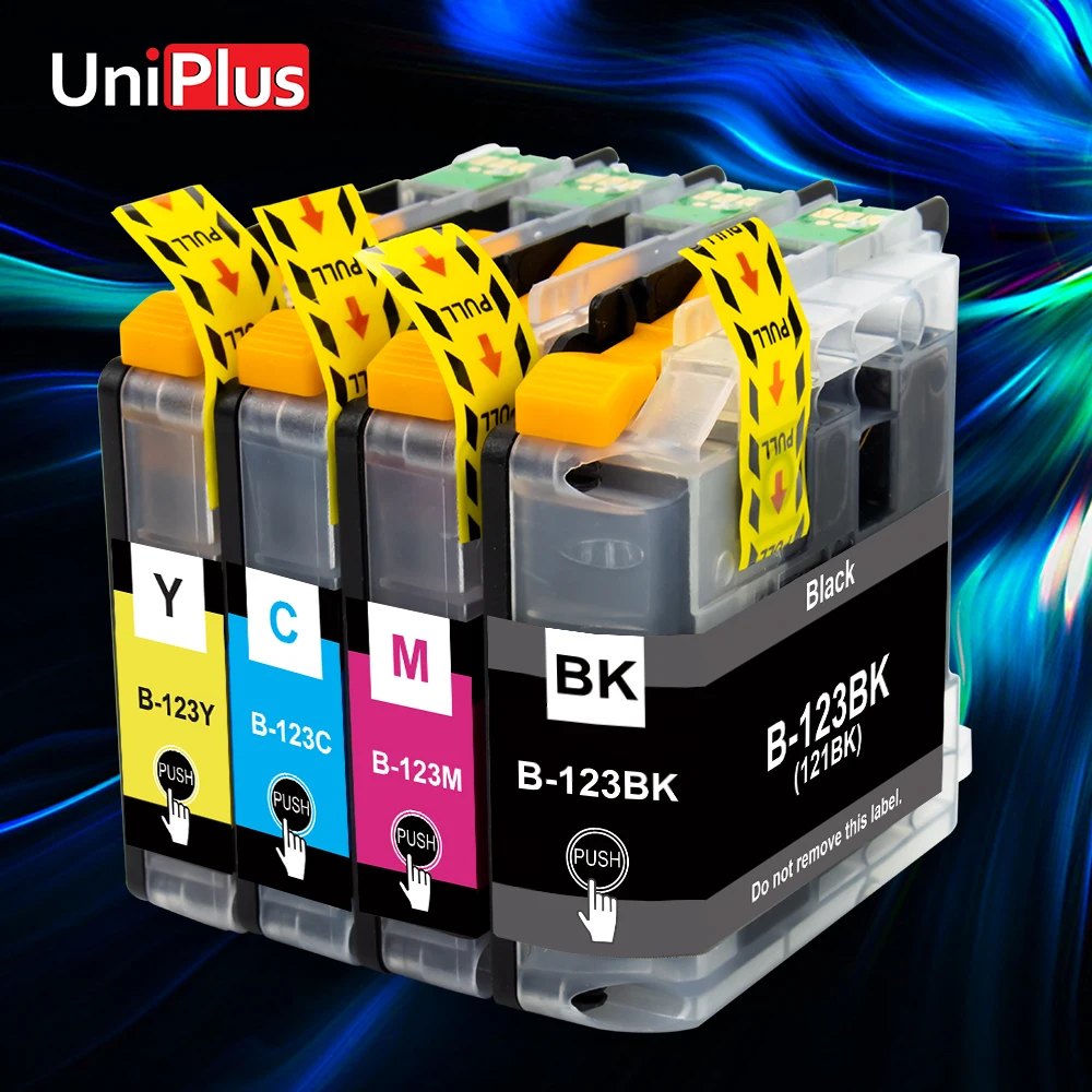 Картридж для принтера UniPlus LC121 LC123 123BK сменный картридж Brother mfc J650DW J6920DW J4710DW DCP J4110DW