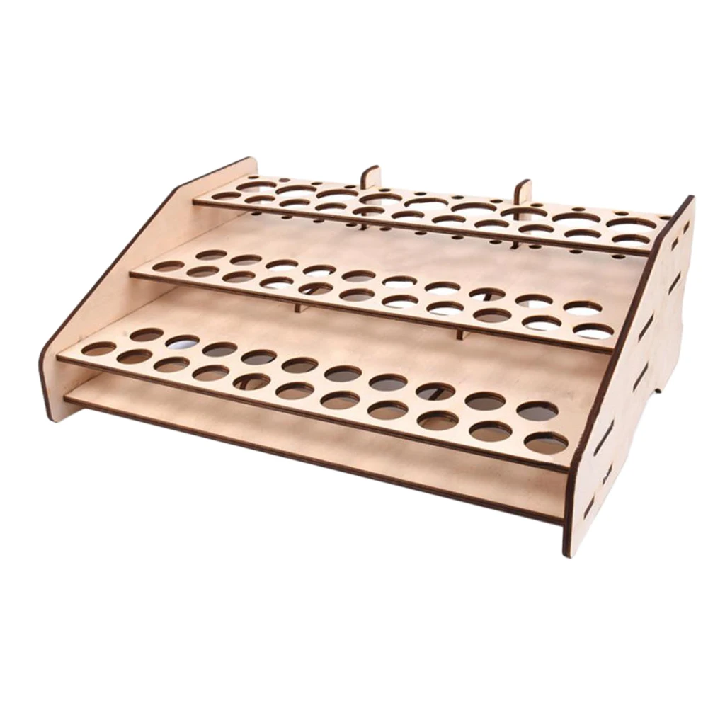 

Wood Paint Rack Bottle Stand Modular Organizer Model Hoddy Parts Storage#124