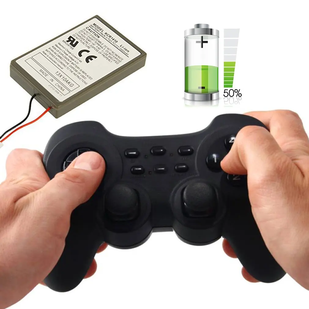 2 шт 1000Mah беспроводной контроллер батареи для PS4 PRO Аккумулятор джойстика|Чехлы с