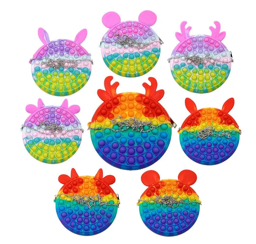 

Fingertip Toys Push Bubble Poped Its Purse Big Size Xxl Pendant New Bag Hot Sale Adult Decompression Toys Children Anti-Stress
