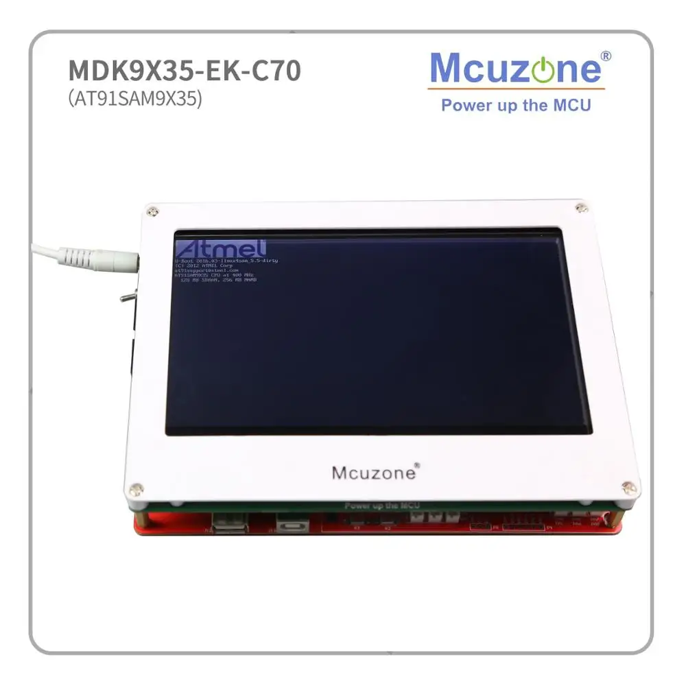 AT91SAM9X35 комплект разработки MDK9X35 EK_C70 QT4 400MHz cpu 128MB DDR2 Ethernet USB HighSpeed 7 &quot1024*600 TFT lcd с