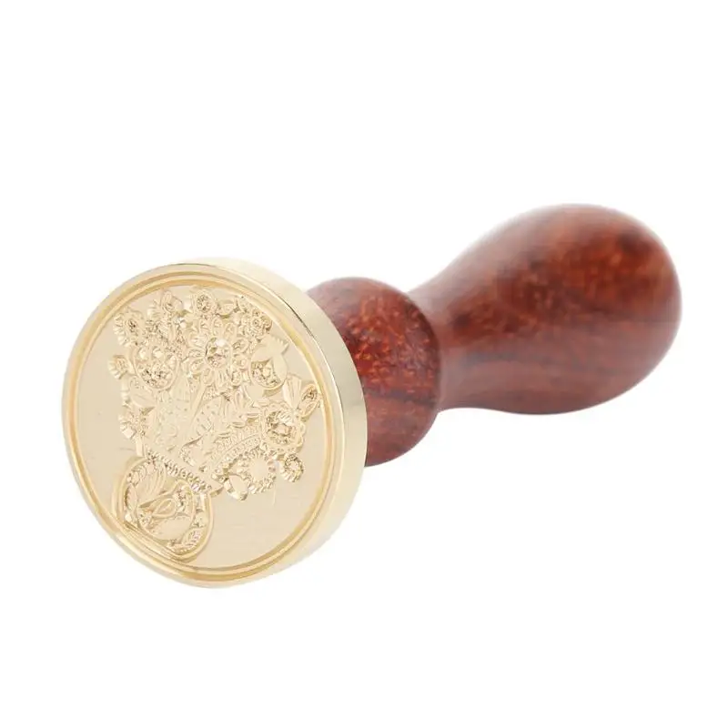 Изысканное Ретро рождественское уплотнение воск штамп ремесло таможня Свадьба