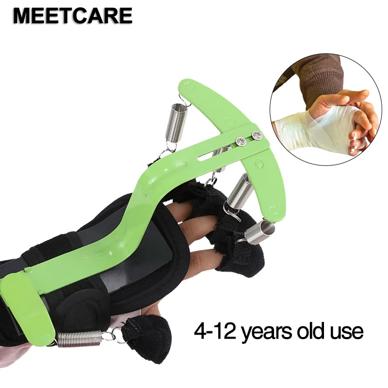 От 4 до 12 лет Детское ручное динамическое запястье палец Ортез тренировочное